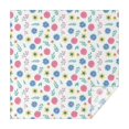 thumbnail image 1 of Pioneer Flower Floral Print Pattern Square Tablecloth, Waterproof Wipeable Spillproof Washable Table Cover for Home Kitchen Party Decor, 52"x52", 1 of 6