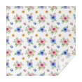 thumbnail image 1 of Pioneer Flower Floral Print Pattern Square Tablecloth, Waterproof Wipeable Spillproof Washable Table Cover for Home Kitchen Party Decor, 52"x52", 1 of 6