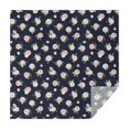 thumbnail image 1 of Pioneer Flower Floral Print Pattern Square Tablecloth, Waterproof Wipeable Spillproof Washable Table Cover for Home Kitchen Party Decor, 52"x52", 1 of 6