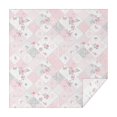 thumbnail image 1 of Pioneer Flower Floral Print Pattern Square Tablecloth, Waterproof Wipeable Spillproof Washable Table Cover for Home Kitchen Party Decor, 52"x52", 1 of 6