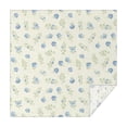 thumbnail image 1 of Pioneer Flower Floral Print Pattern Square Tablecloth, Waterproof Wipeable Spillproof Washable Table Cover for Home Kitchen Party Decor, 52"x52", 1 of 6