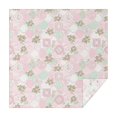thumbnail image 1 of Pioneer Flower Floral Print Pattern Square Tablecloth, Waterproof Wipeable Spillproof Washable Table Cover for Home Kitchen Party Decor, 52"x52", 1 of 6