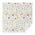thumbnail image 1 of Pioneer Flower Floral Print Pattern Square Tablecloth, Waterproof Wipeable Spillproof Washable Table Cover for Home Kitchen Party Decor, 60"x60", 1 of 6