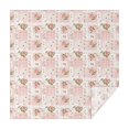 thumbnail image 1 of Pioneer Flower Floral Print Pattern Square Tablecloth, Waterproof Wipeable Spillproof Washable Table Cover for Home Kitchen Party Decor, 60"x60", 1 of 6