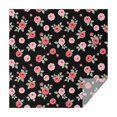 thumbnail image 1 of Pioneer Flower Floral Print Pattern Square Tablecloth, Waterproof Wipeable Spillproof Washable Table Cover for Home Kitchen Party Decor, 60"x60", 1 of 6