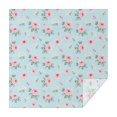 thumbnail image 1 of Pioneer Flower Floral Print Pattern Square Tablecloth, Waterproof Wipeable Spillproof Washable Table Cover for Home Kitchen Party Decor, 60"x60", 1 of 6