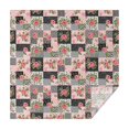thumbnail image 1 of Pioneer Flower Floral Print Pattern Square Tablecloth, Waterproof Wipeable Spillproof Washable Table Cover for Home Kitchen Party Decor, 60"x60", 1 of 6