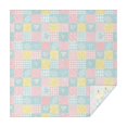 thumbnail image 1 of Pioneer Flower Floral Print Pattern Square Tablecloth, Waterproof Wipeable Spillproof Washable Table Cover for Home Kitchen Party Decor, 60"x60", 1 of 6