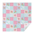 thumbnail image 1 of Pioneer Flower Floral Print Pattern Square Tablecloth, Waterproof Wipeable Spillproof Washable Table Cover for Home Kitchen Party Decor, 60"x60", 1 of 6