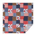 thumbnail image 1 of Pioneer Flower Floral Print Pattern Square Tablecloth, Waterproof Wipeable Spillproof Washable Table Cover for Home Kitchen Party Decor, 60"x60", 1 of 6
