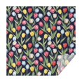 thumbnail image 1 of Pioneer Flower Floral Print Pattern Square Tablecloth, Waterproof Wipeable Spillproof Washable Table Cover for Home Kitchen Party Decor, 60"x60", 1 of 6