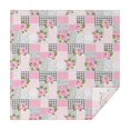 thumbnail image 1 of Pioneer Flower Floral Print Pattern Square Tablecloth, Waterproof Wipeable Spillproof Washable Table Cover for Home Kitchen Party Decor, 60"x60", 1 of 6