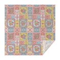 thumbnail image 1 of Pioneer Flower Floral Print Pattern Square Tablecloth, Waterproof Wipeable Spillproof Washable Table Cover for Home Kitchen Party Decor, 60"x60", 1 of 6