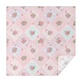 thumbnail image 1 of Pioneer Flower Floral Print Pattern Square Tablecloth, Waterproof Wipeable Spillproof Washable Table Cover for Home Kitchen Party Decor, 60"x60", 1 of 6