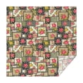 thumbnail image 1 of Pioneer Flower Floral Print Pattern Square Tablecloth, Waterproof Wipeable Spillproof Washable Table Cover for Home Kitchen Party Decor, 60"x60", 1 of 6