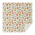 thumbnail image 1 of Pioneer Flower Floral Print Pattern Square Tablecloth, Waterproof Wipeable Spillproof Washable Table Cover for Home Kitchen Party Decor, 60"x60", 1 of 6