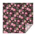 thumbnail image 1 of Pioneer Flower Floral Print Pattern Square Tablecloth, Waterproof Wipeable Spillproof Washable Table Cover for Home Kitchen Party Decor, 60"x60", 1 of 6