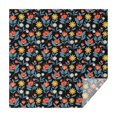 thumbnail image 1 of Pioneer Flower Floral Print Pattern Square Tablecloth, Waterproof Wipeable Spillproof Washable Table Cover for Home Kitchen Party Decor, 60"x60", 1 of 6