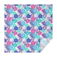 thumbnail image 1 of Pioneer Flower Floral Print Pattern Square Tablecloth, Waterproof Wipeable Spillproof Washable Table Cover for Home Kitchen Party Decor, 60"x60", 1 of 6