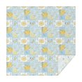 thumbnail image 1 of Pioneer Flower Floral Print Pattern Square Tablecloth, Waterproof Wipeable Spillproof Washable Table Cover for Home Kitchen Party Decor, 60"x60", 1 of 6