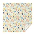 thumbnail image 1 of Pioneer Flower Floral Print Pattern Square Tablecloth, Waterproof Wipeable Spillproof Washable Table Cover for Home Kitchen Party Decor, 60"x60", 1 of 6