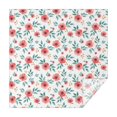 thumbnail image 1 of Pioneer Flower Floral Print Pattern Square Tablecloth, Waterproof Wipeable Spillproof Washable Table Cover for Home Kitchen Party Decor, 60"x60", 1 of 6