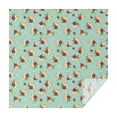 thumbnail image 1 of Pioneer Flower Floral Print Pattern Square Tablecloth, Waterproof Wipeable Spillproof Washable Table Cover for Home Kitchen Party Decor, 60"x60", 1 of 6