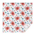 thumbnail image 1 of Pioneer Flower Floral Print Pattern Square Tablecloth, Waterproof Wipeable Spillproof Washable Table Cover for Home Kitchen Party Decor, 60"x60", 1 of 6