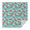 thumbnail image 1 of Pioneer Flower Floral Print Pattern Square Tablecloth, Waterproof Wipeable Spillproof Washable Table Cover for Home Kitchen Party Decor, 60"x60", 1 of 6