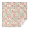 thumbnail image 1 of Pioneer Flower Floral Print Pattern Square Tablecloth, Waterproof Wipeable Spillproof Washable Table Cover for Home Kitchen Party Decor, 60"x60", 1 of 6