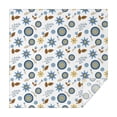 thumbnail image 1 of Pioneer Flower Floral Print Pattern Square Tablecloth, Waterproof Wipeable Spillproof Washable Table Cover for Home Kitchen Party Decor, 60"x60", 1 of 6