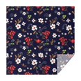 thumbnail image 1 of Pioneer Flower Floral Print Pattern Square Tablecloth, Waterproof Wipeable Spillproof Washable Table Cover for Home Kitchen Party Decor, 60"x60", 1 of 6