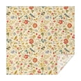 thumbnail image 1 of Pioneer Flower Floral Print Pattern Square Tablecloth, Waterproof Wipeable Spillproof Washable Table Cover for Home Kitchen Party Decor, 60"x60", 1 of 6