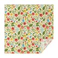 thumbnail image 1 of Pioneer Flower Floral Print Pattern Square Tablecloth, Waterproof Wipeable Spillproof Washable Table Cover for Home Kitchen Party Decor, 60"x60", 1 of 6