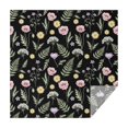 thumbnail image 1 of Pioneer Flower Floral Print Pattern Square Tablecloth, Waterproof Wipeable Spillproof Washable Table Cover for Home Kitchen Party Decor, 60"x60", 1 of 6