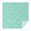 thumbnail image 1 of Pioneer Flower Floral Print Pattern Square Tablecloth, Waterproof Wipeable Spillproof Washable Table Cover for Home Kitchen Party Decor, 60"x60", 1 of 6