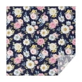 thumbnail image 1 of Pioneer Flower Floral Print Pattern Square Tablecloth, Waterproof Wipeable Spillproof Washable Table Cover for Home Kitchen Party Decor, 60"x60", 1 of 6