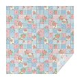 thumbnail image 1 of Pioneer Flower Floral Print Pattern Square Tablecloth, Waterproof Wipeable Spillproof Washable Table Cover for Home Kitchen Party Decor, 60"x60", 1 of 6