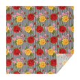 thumbnail image 1 of Pioneer Flower Floral Print Pattern Square Tablecloth, Waterproof Wipeable Spillproof Washable Table Cover for Home Kitchen Party Decor, 60"x60", 1 of 6