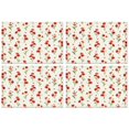 thumbnail image 1 of Pioneer Flower Floral Print Pattern Summer Placemats Table Placemats Set Of 4-Linen Kitchen Washable Placemats Table Mats 12x18 Inch Non-Slip Heat Resistant, 1 of 6