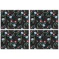 thumbnail image 1 of Pioneer Flower Floral Print Pattern Summer Placemats Table Placemats Set Of 4-Linen Kitchen Washable Placemats Table Mats 12x18 Inch Non-Slip Heat Resistant, 1 of 5