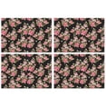 thumbnail image 1 of Pioneer Flower Floral Print Pattern Summer Placemats Table Placemats Set Of 4-Linen Kitchen Washable Placemats Table Mats 12x18 Inch Non-Slip Heat Resistant, 1 of 5
