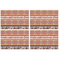 thumbnail image 1 of Pioneer Flower Floral Print Pattern Summer Placemats Table Placemats Set Of 4-Linen Kitchen Washable Placemats Table Mats 12x18 Inch Non-Slip Heat Resistant, 1 of 6