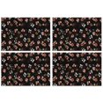 thumbnail image 1 of Pioneer Flower Floral Print Pattern Summer Placemats Table Placemats Set Of 4-Linen Kitchen Washable Placemats Table Mats 12x18 Inch Non-Slip Heat Resistant, 1 of 6