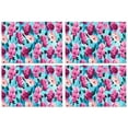thumbnail image 1 of Pioneer Flower Floral Print Pattern Summer Placemats Table Placemats Set Of 4-Linen Kitchen Washable Placemats Table Mats 12x18 Inch Non-Slip Heat Resistant, 1 of 5
