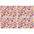 thumbnail image 1 of Pioneer Flower Floral Print Pattern Summer Placemats Table Placemats Set Of 4-Linen Kitchen Washable Placemats Table Mats 12x18 Inch Non-Slip Heat Resistant, 1 of 6