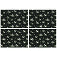 thumbnail image 1 of Pioneer Flower Floral Print Pattern Summer Placemats Table Placemats Set Of 4-Linen Kitchen Washable Placemats Table Mats 12x18 Inch Non-Slip Heat Resistant, 1 of 6