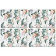 thumbnail image 1 of Pioneer Flower Floral Print Pattern Summer Placemats Table Placemats Set Of 4-Linen Kitchen Washable Placemats Table Mats 12x18 Inch Non-Slip Heat Resistant, 1 of 6
