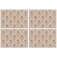 thumbnail image 1 of Pioneer Flower Floral Print Pattern Summer Placemats Table Placemats Set Of 4-Linen Kitchen Washable Placemats Table Mats 12x18 Inch Non-Slip Heat Resistant, 1 of 6