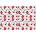 thumbnail image 1 of Pioneer Flower Floral Print Pattern Summer Placemats Table Placemats Set Of 4-Linen Kitchen Washable Placemats Table Mats 12x18 Inch Non-Slip Heat Resistant, 1 of 5